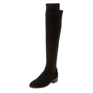 Maiden Lane Egora Over The Knee Black Boot